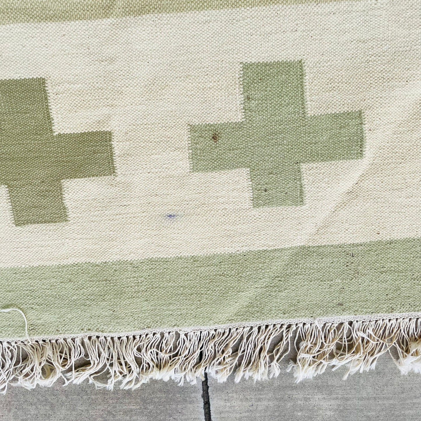 Animal Motif Kilim Flatweave 9'x13' Rug- Vintage