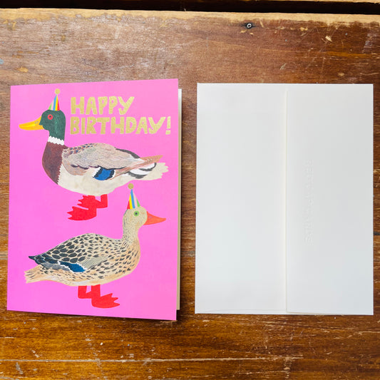 Quacky Birthday Greeting Card