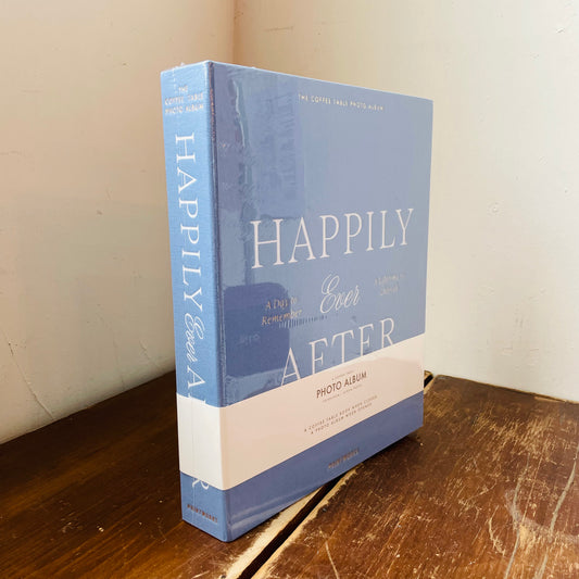 Blue Happily Ever After Wedding Photo Album