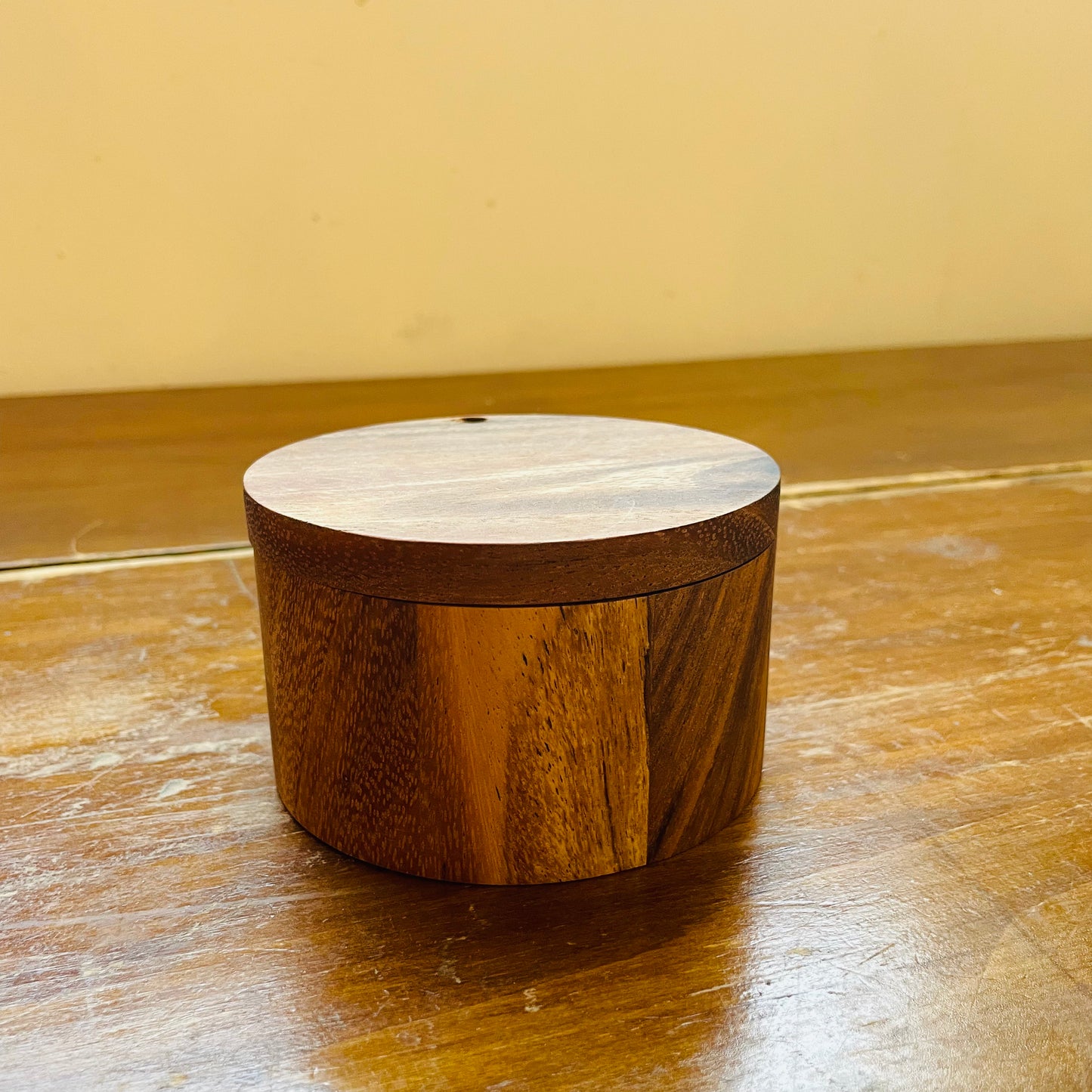 Acacia Wood Salt Celler