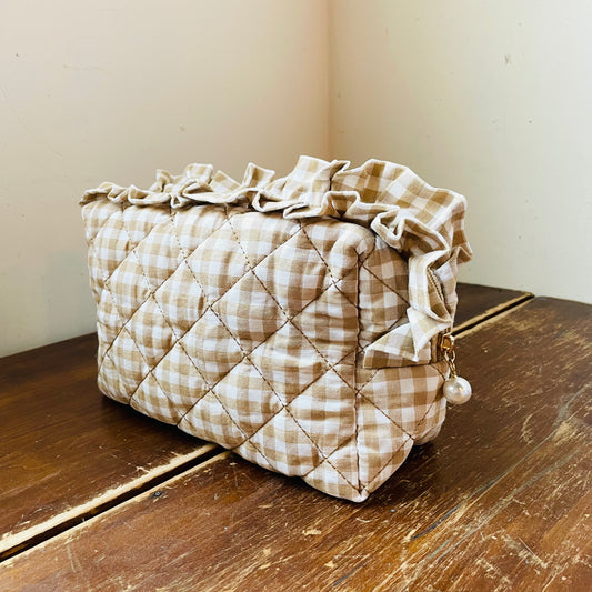 Sienna Quilted Large Zip Pouch