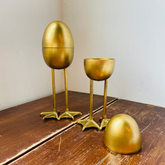 Duck Egg Foot Sculpture