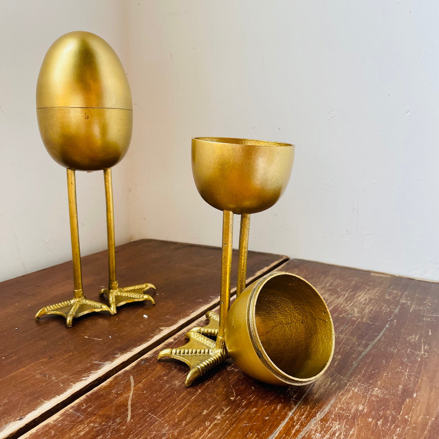 Duck Egg Foot Sculpture