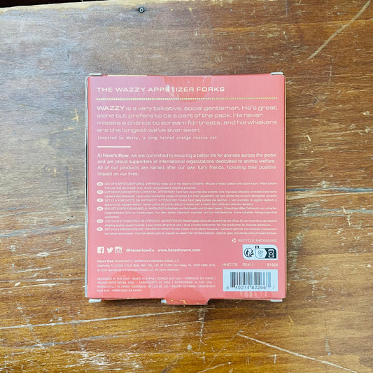 The Wazzy Appetizer Forks