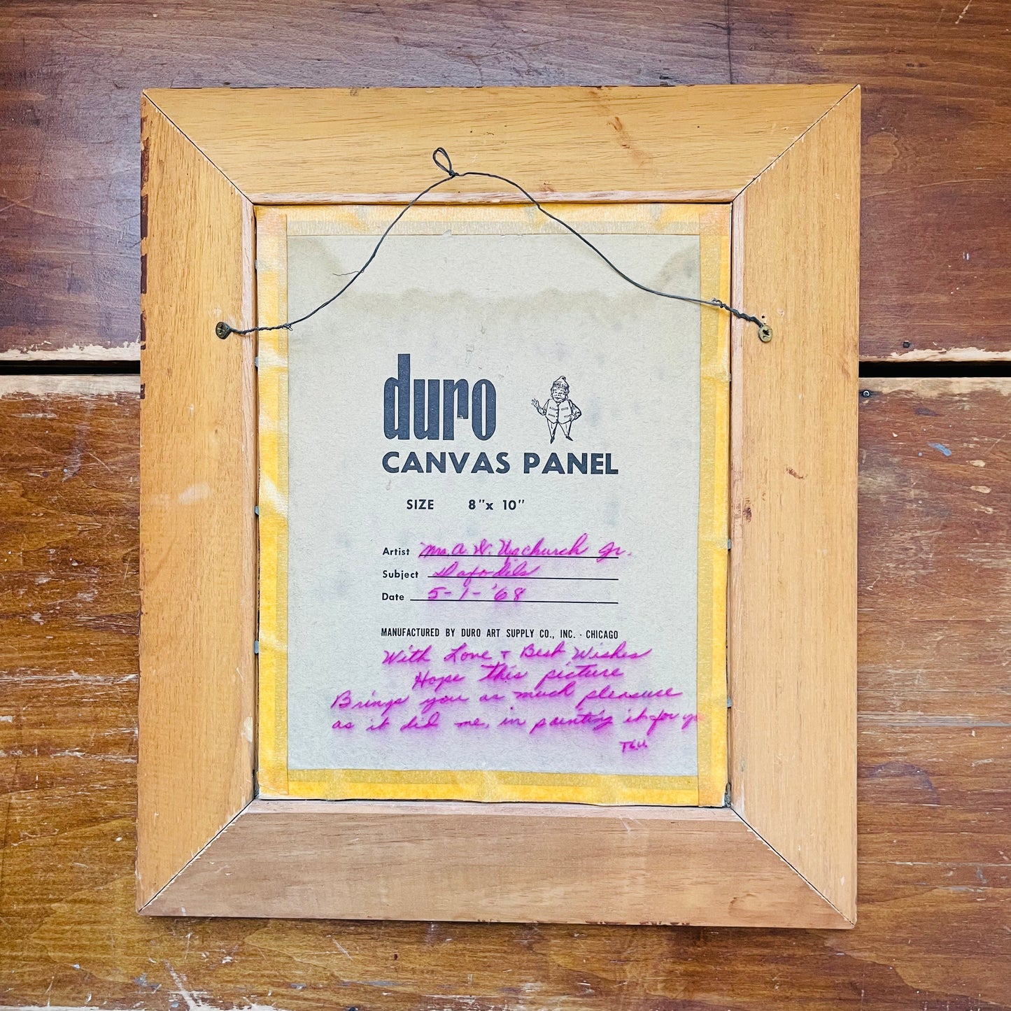 "Daffodils" by TLC Upchurch Original Oil Painting- Vintage