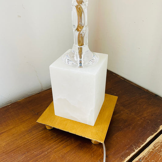 Amelia Alabaster & Acrylic Lamp
