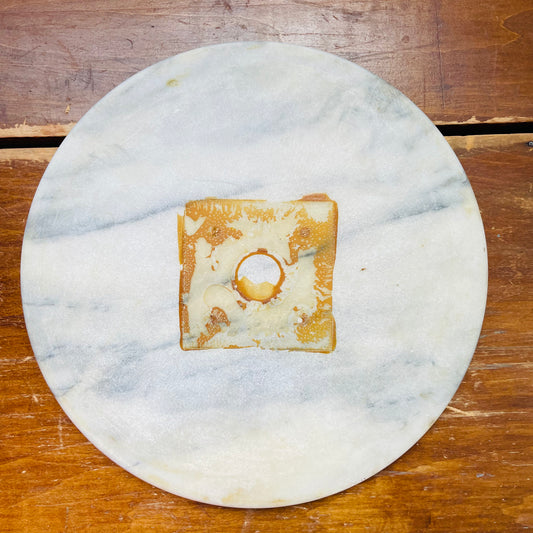 Round Marble Top- Vintage