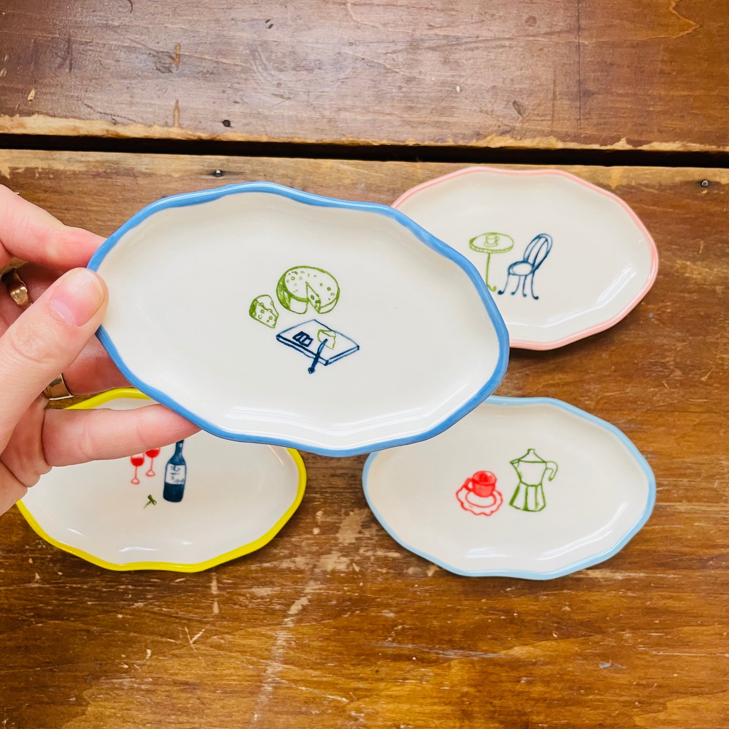 Cafe Colorful Hand-Painted Mini Dish