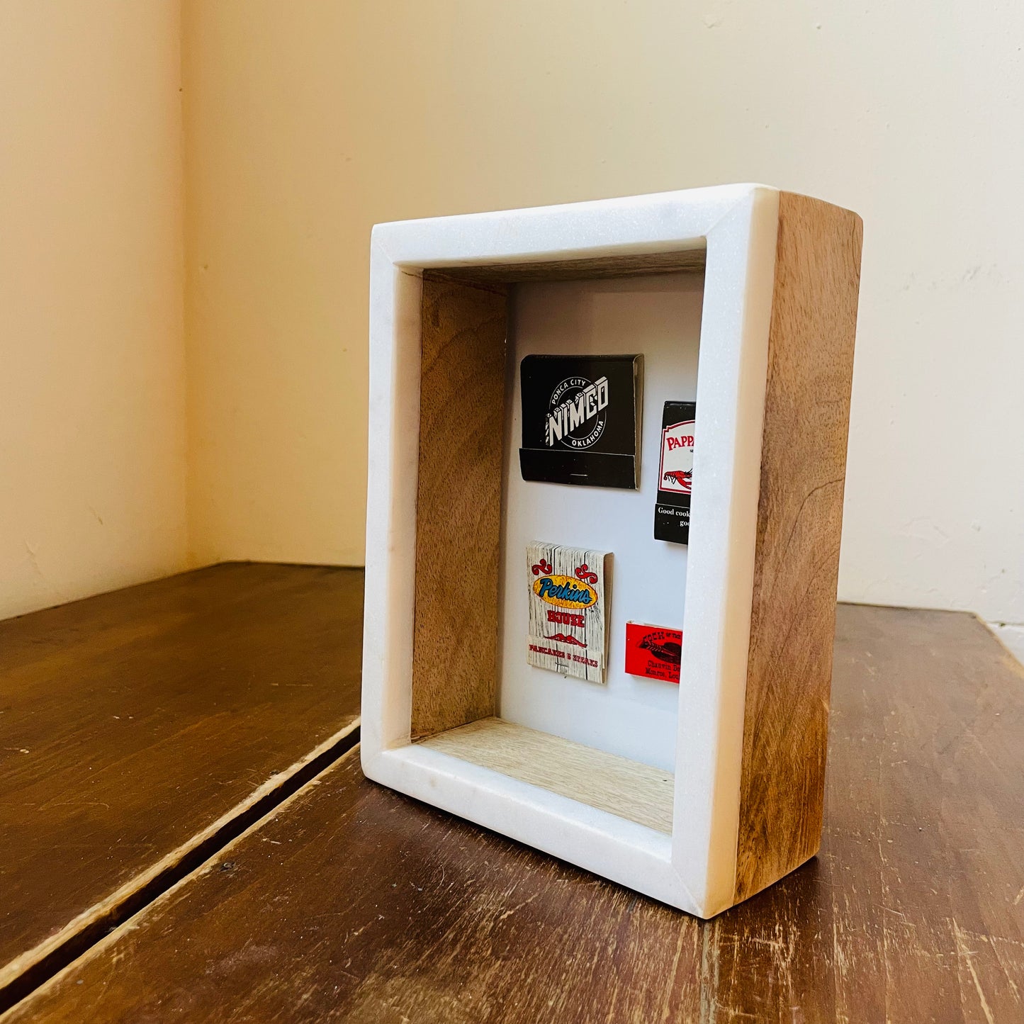 Marble & Mango Wood Frame