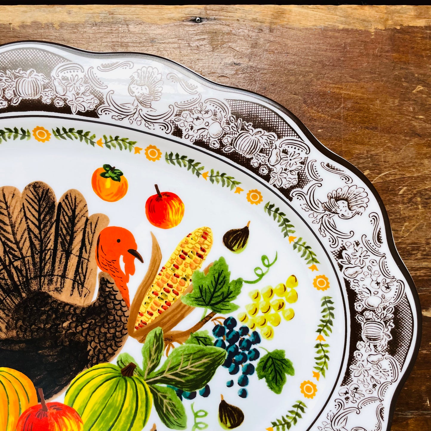 Harvest Porcelain Serving Platter