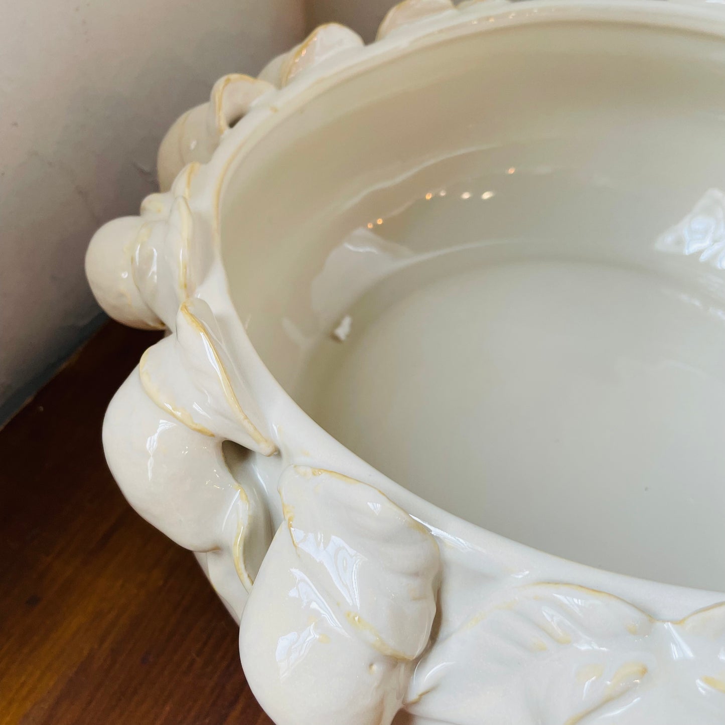 Clementine Stoneware Bowl with Lemons