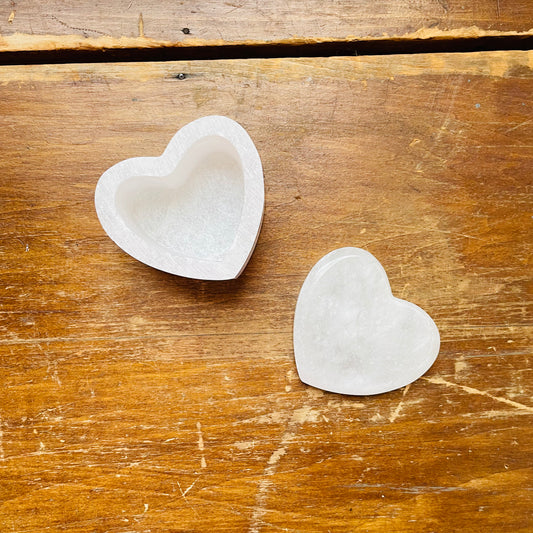 Small Alabaster Heart