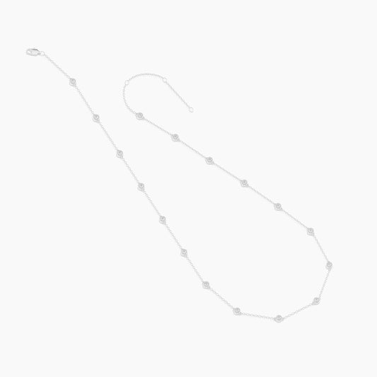 Silver Waterproof In The Loop Chain Necklace