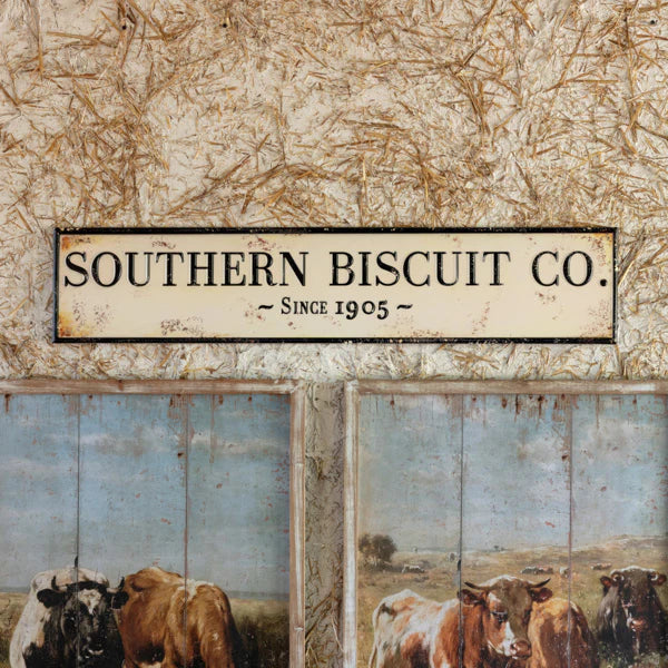 Southern Biscuits Co. Metal Sign