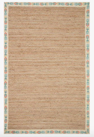 Costa Mughal Rose Jute Rug