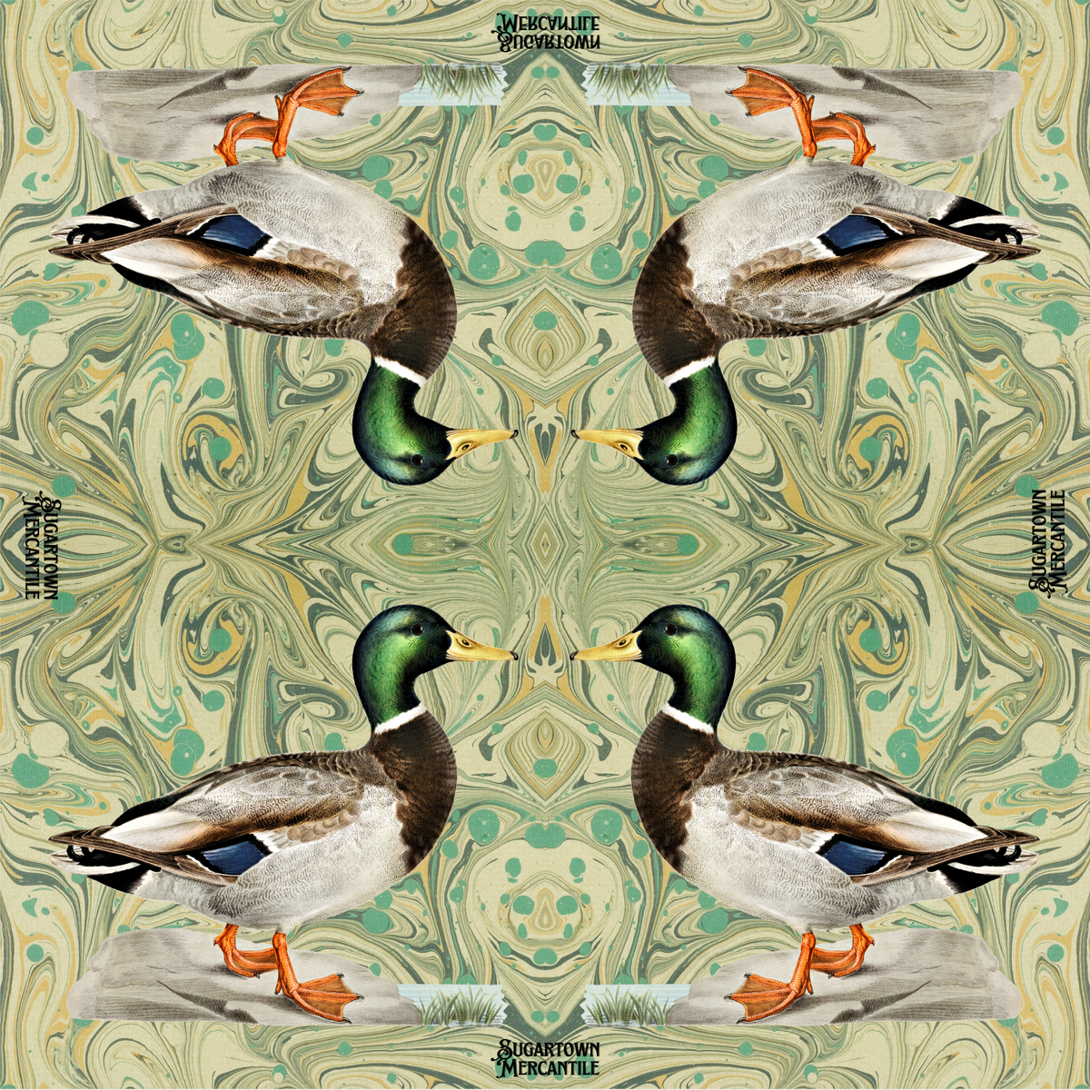 The Sugartown Mallard Mahjong Mat
