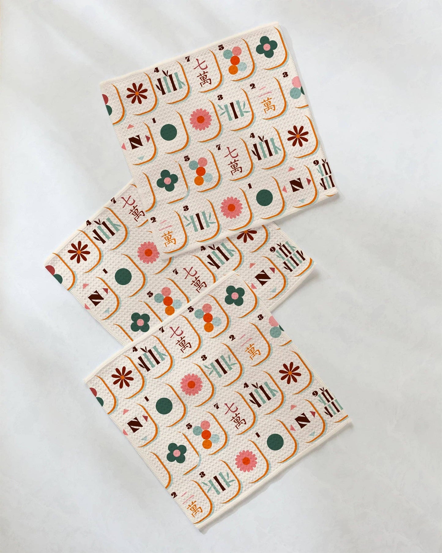 Cypress Tile Toss Dishcloth Set