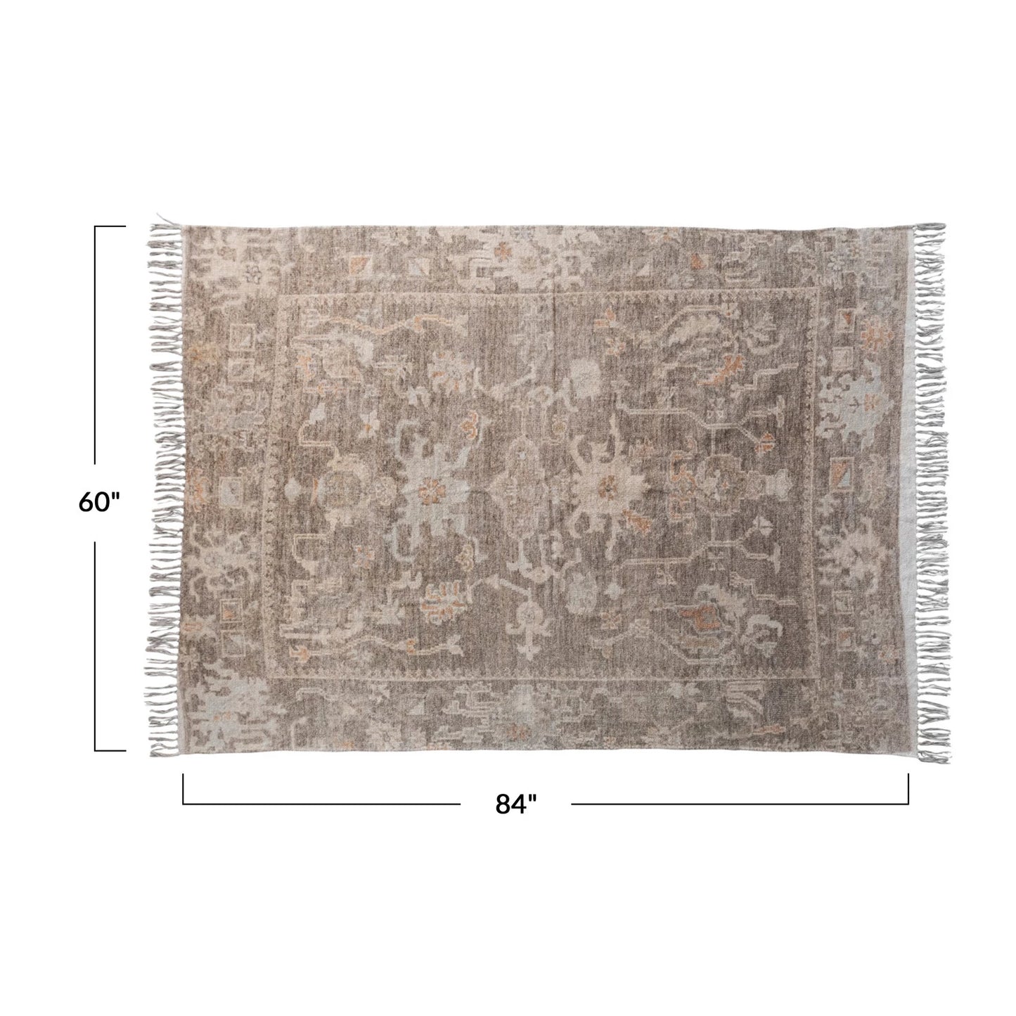 Collected Notions Chenille Distress 5'x7' Rug
