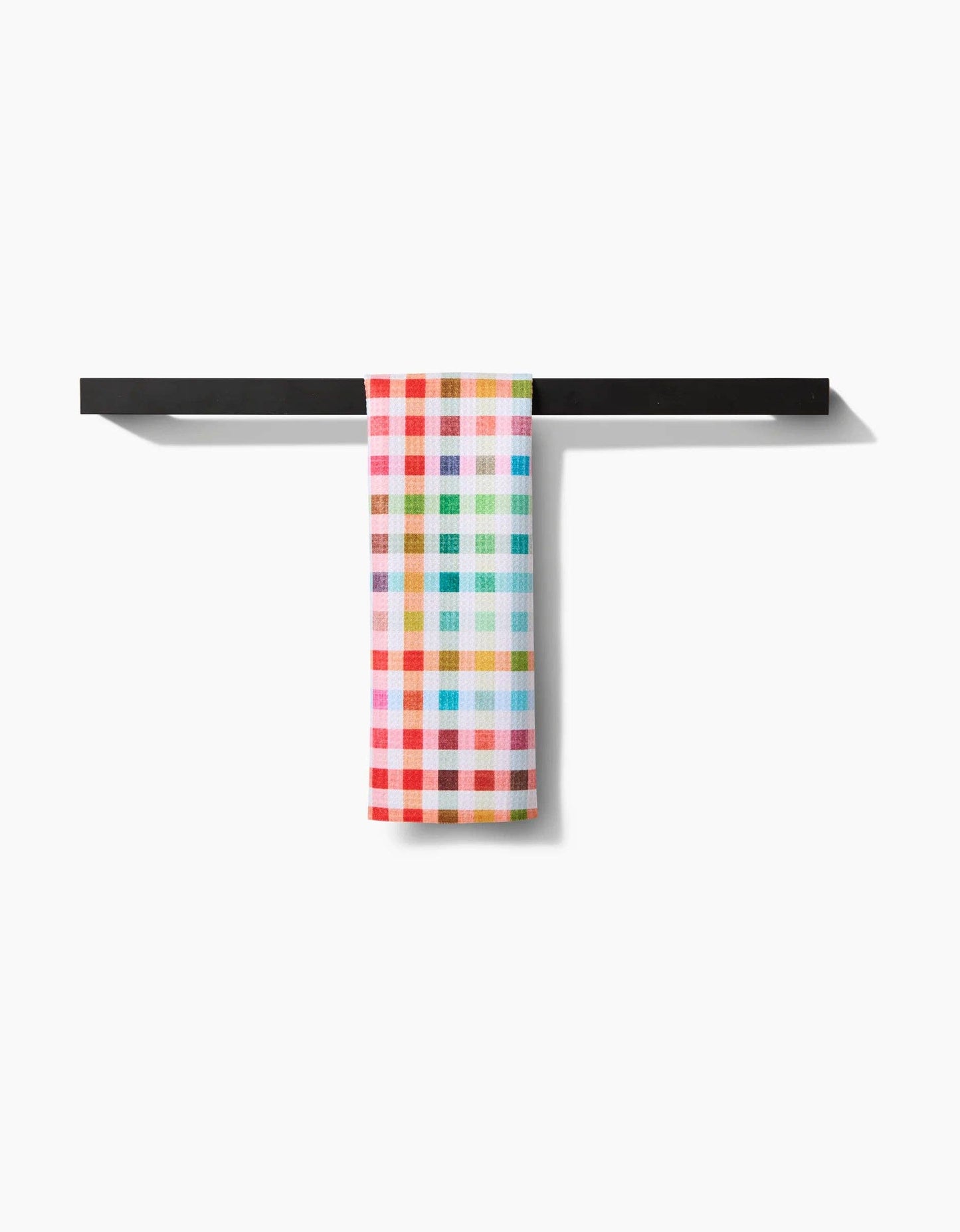 Woven Spring Plaid Bar Towel