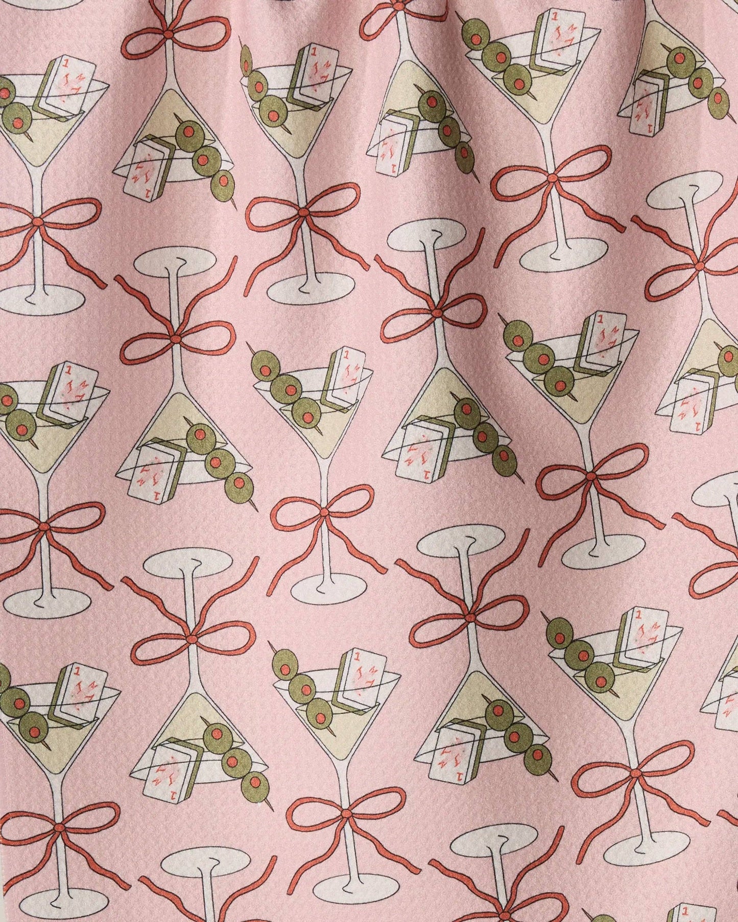 Flower-tinis Tea Towel