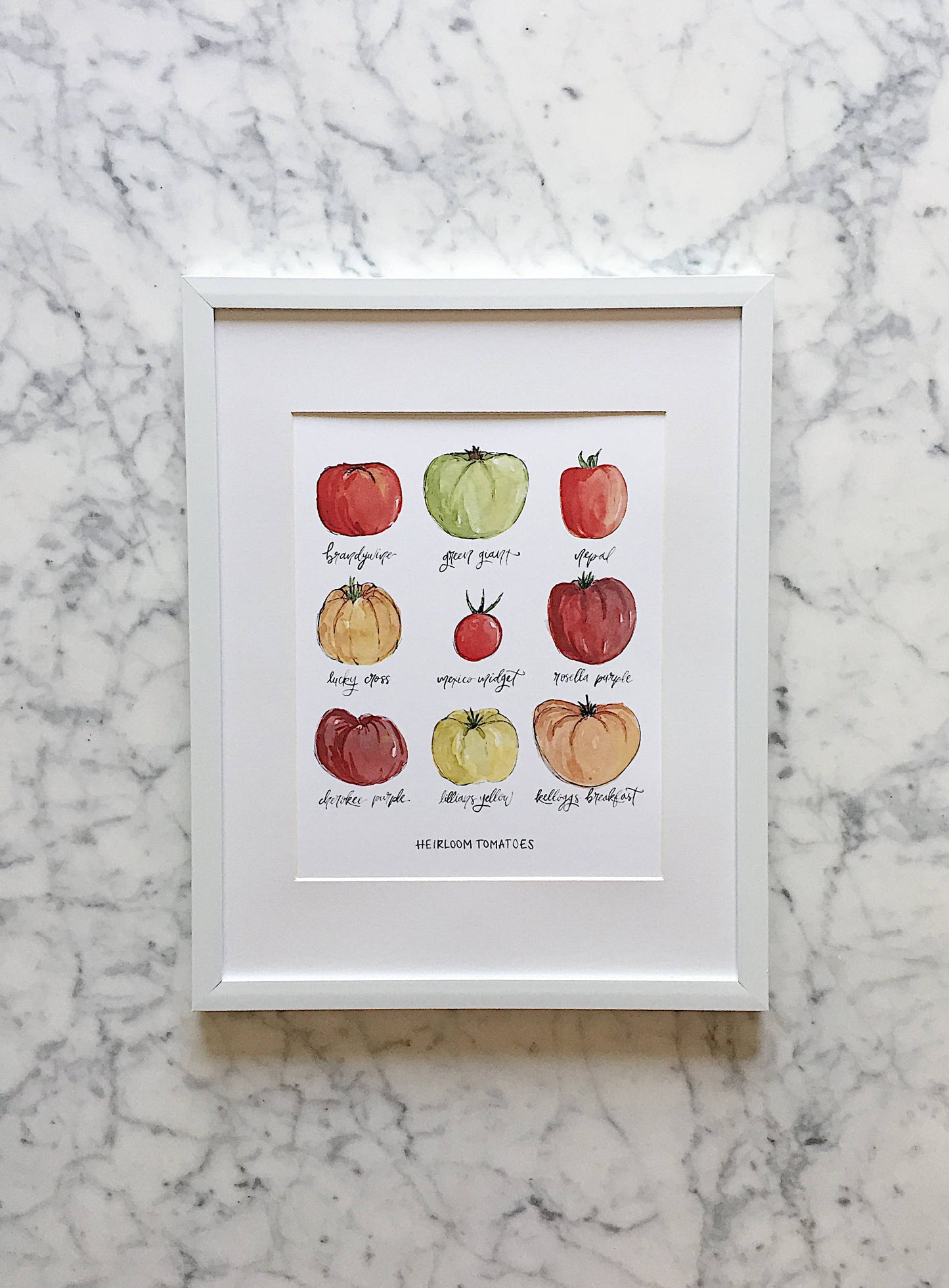 Heirloom Tomatoes Art Print
