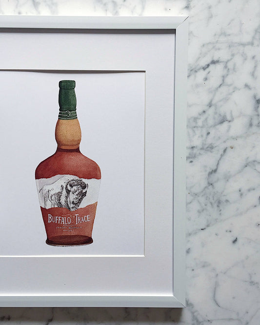 Buffalo Trace Bourbon Art Print