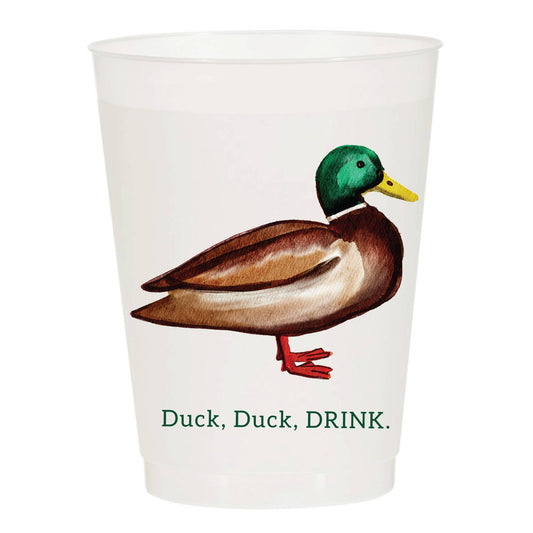 Duck Duck Drink Reusable Cups- Set of 6