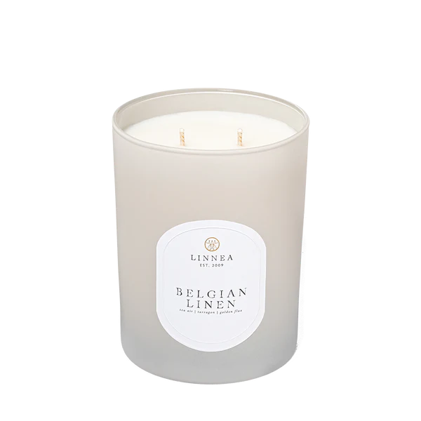 Belgian Linen Candle