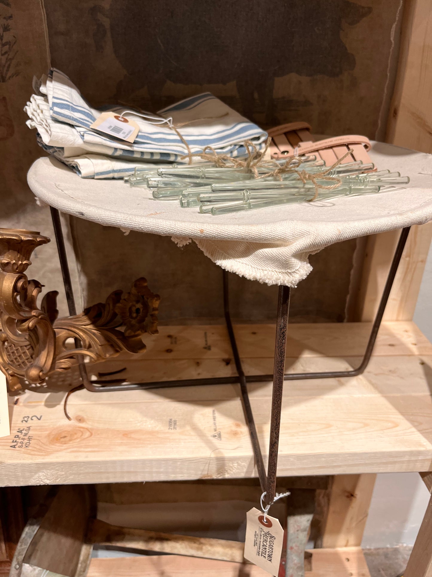 Canvas Industrial Risers- Vintage