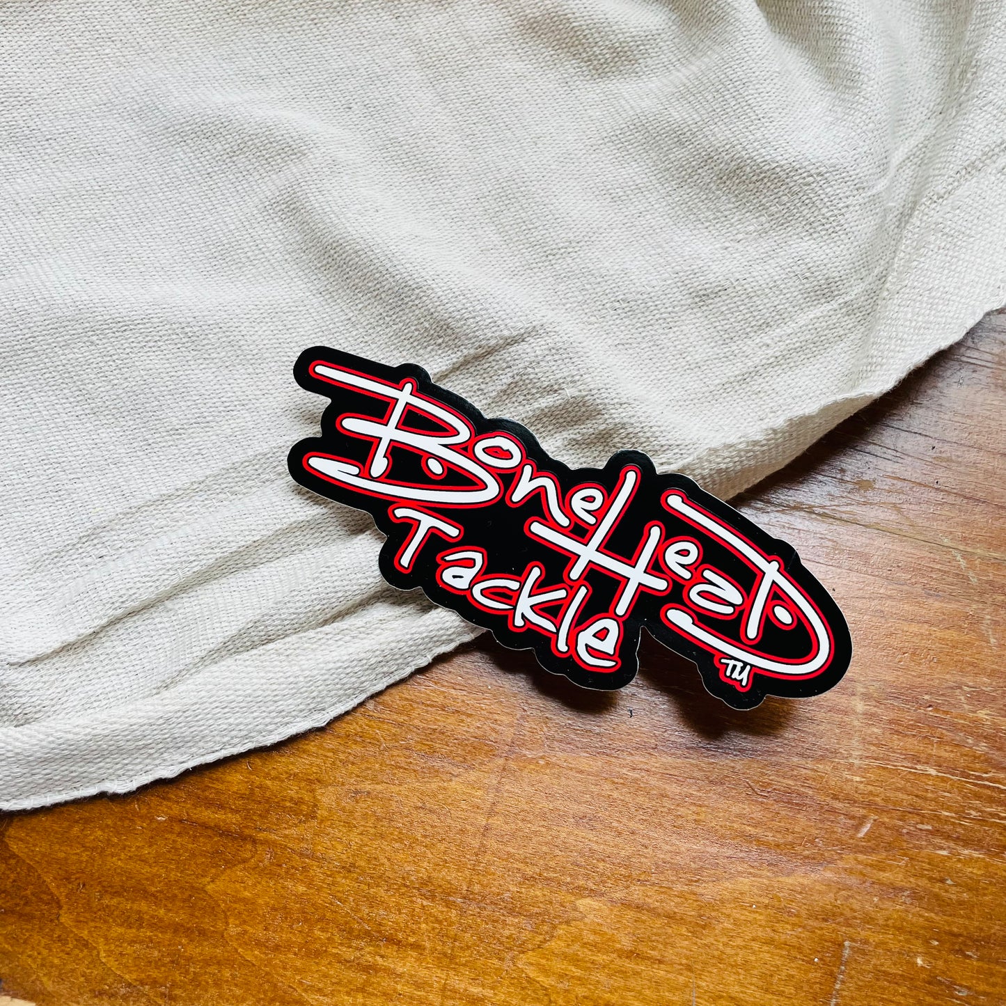 Bonehead Tackle Sticker