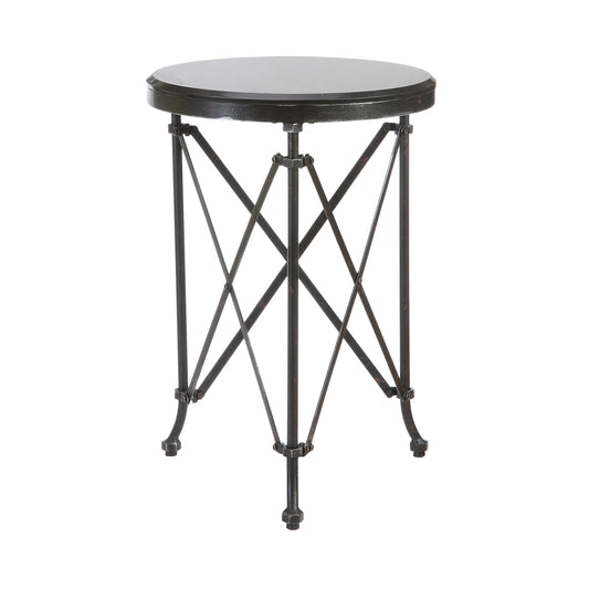 Knockdown Black Metal Table