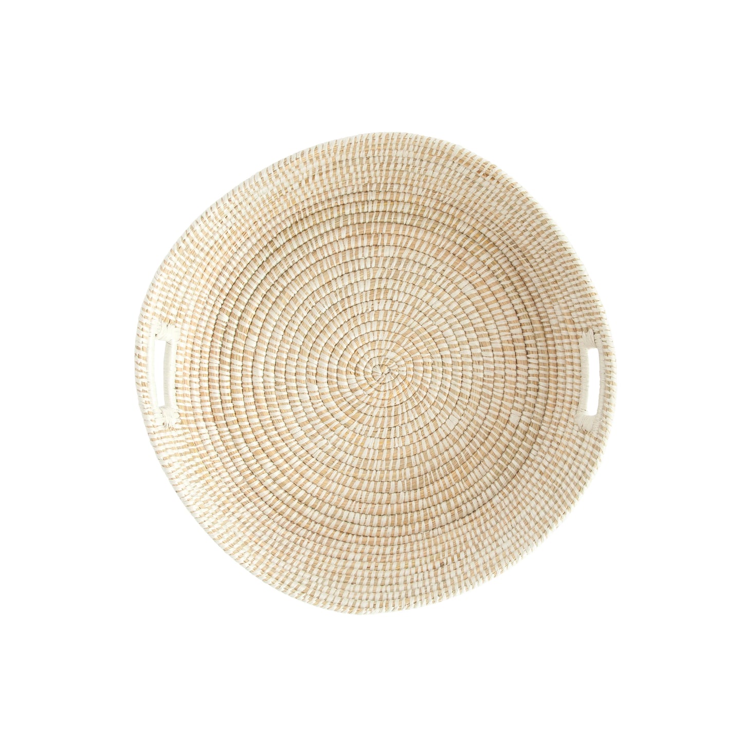 Hand Woven Grass Basket with Handles