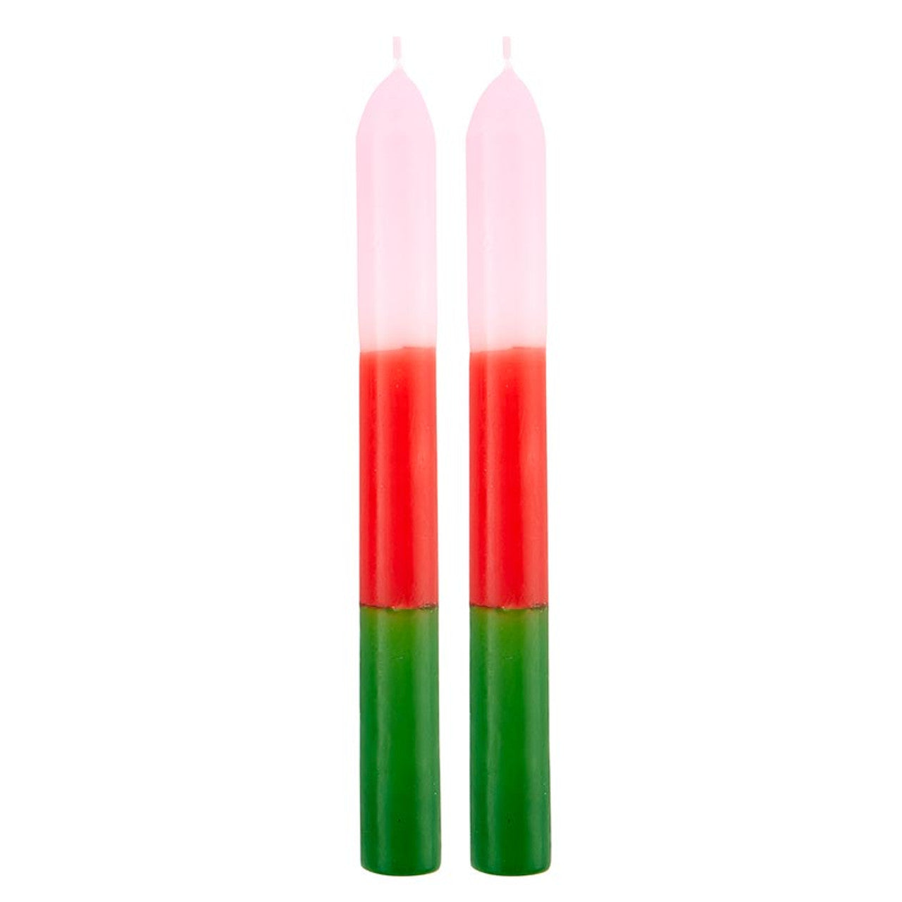 Pink, Red & Green Taper Set