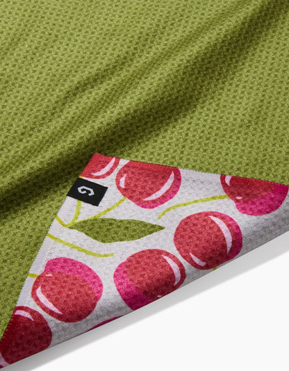 Cherry Chic Double Sided Tea Towel