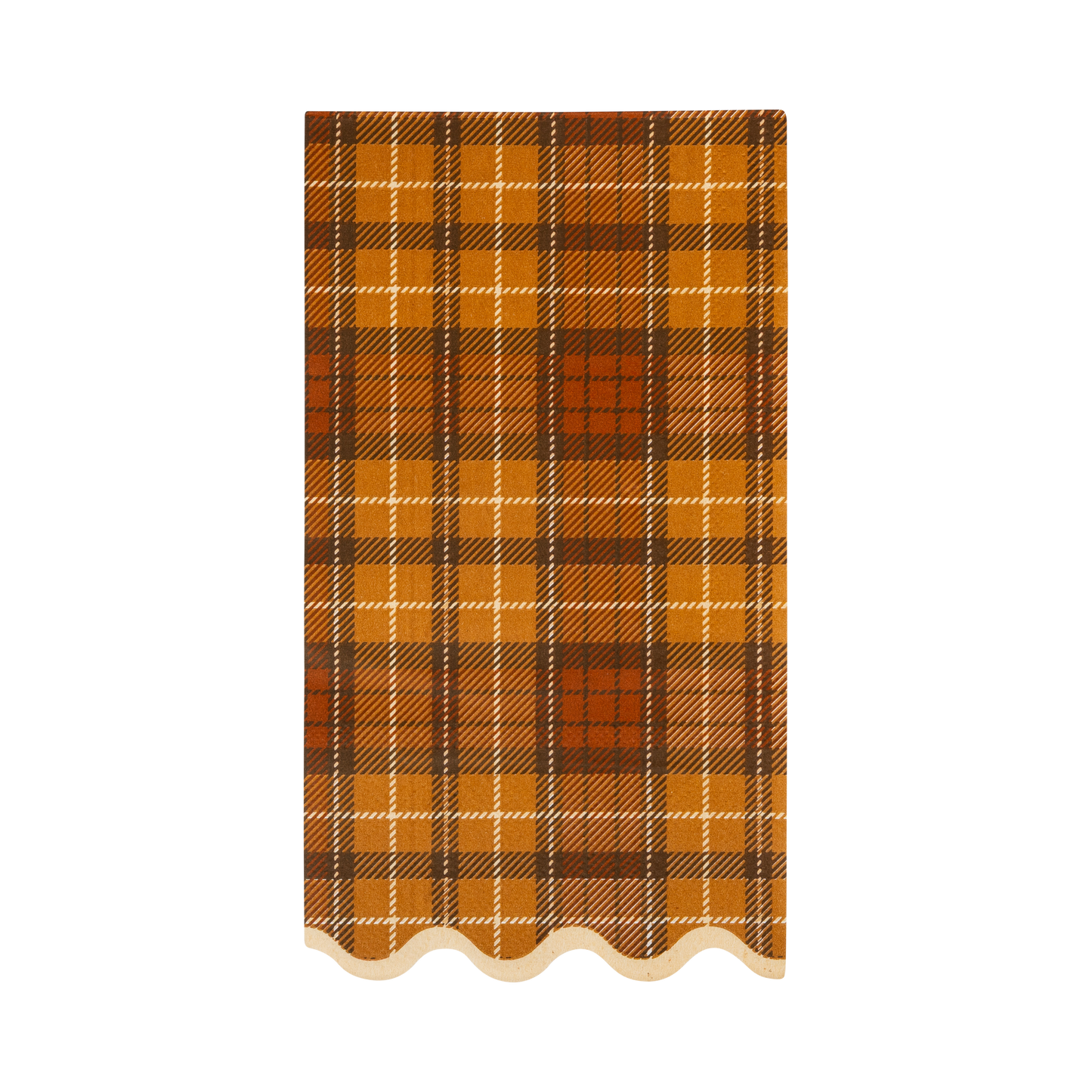 Autumn Plaid Dinner Paper Napkins