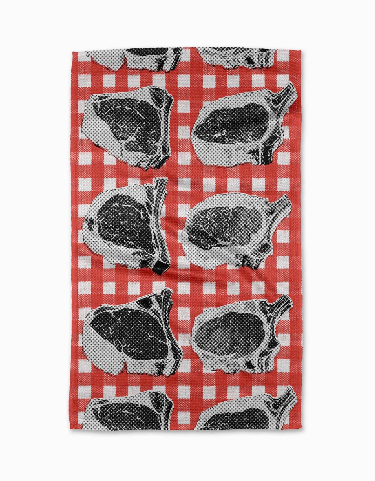 Butchers Gingham Tea Towel