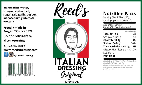 Reed's Original Italian Dressing