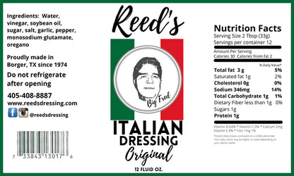 Reed's Original Italian Dressing