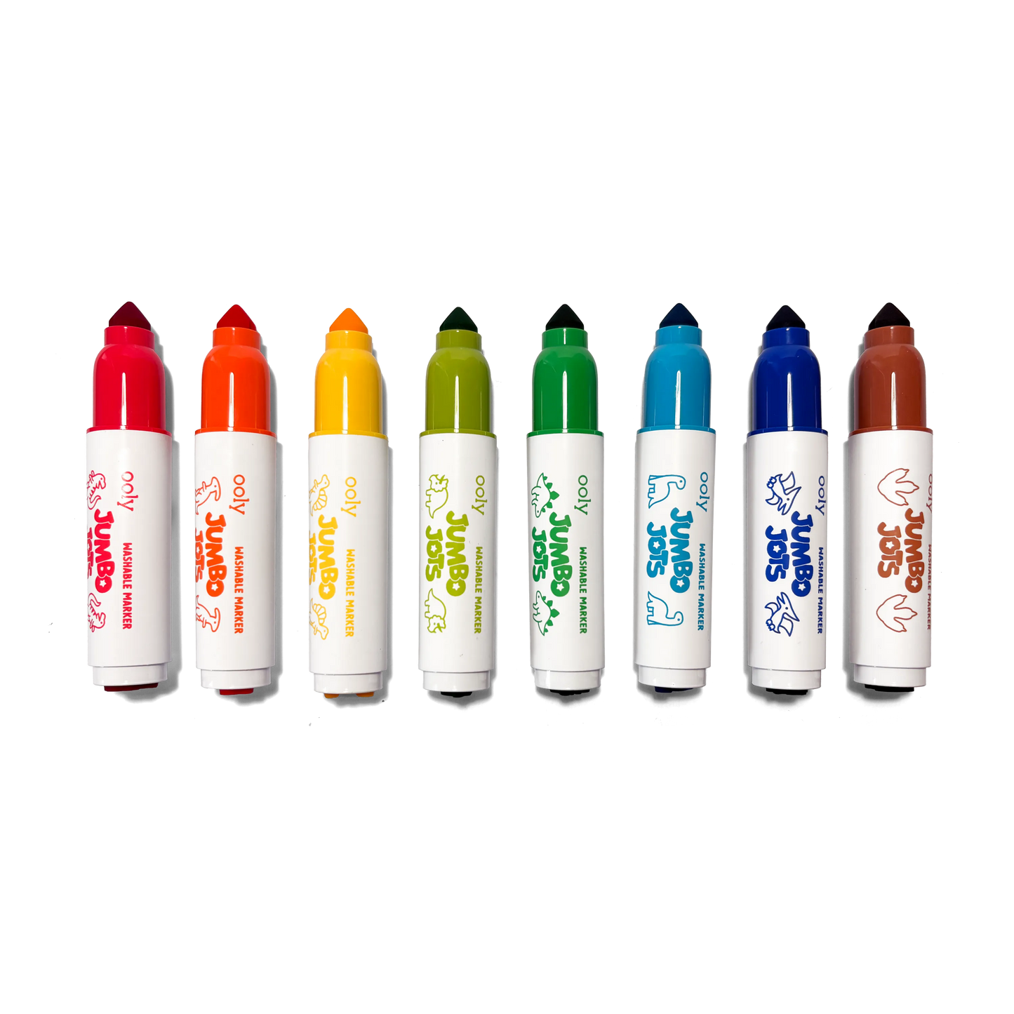 Jumbo Jots Dual Tip Dinosaur Stamp Markers