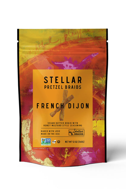 French Dijon Stellar Pretzel Braids 12oz