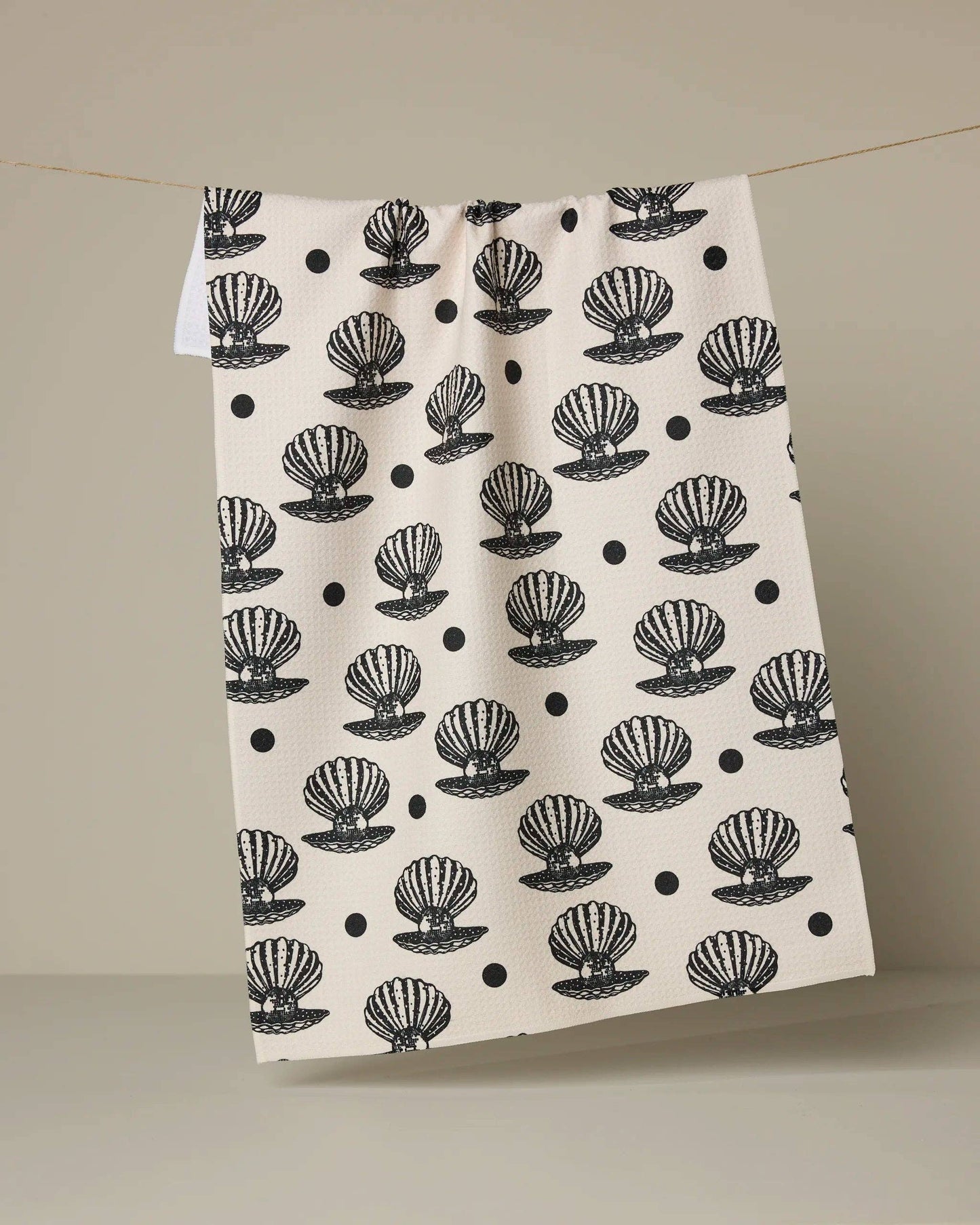 Disco Pearls Tea Towel