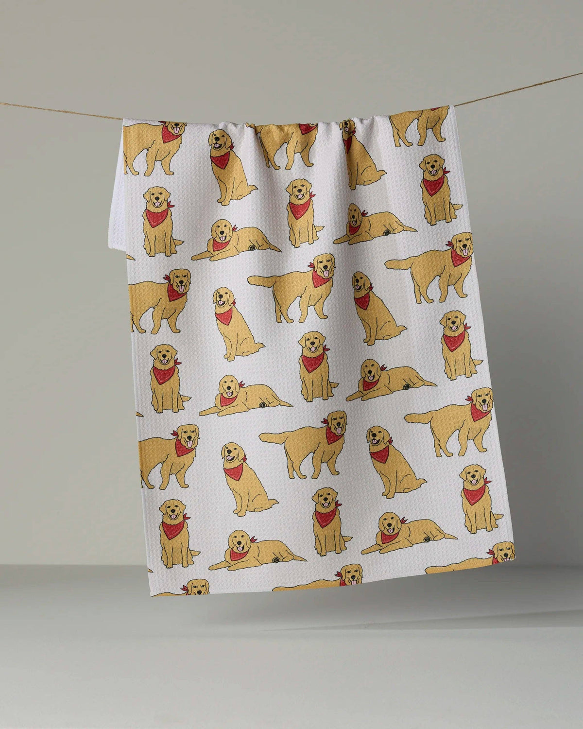 Golden Days Tea Towel: Vanilla