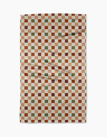 Cozy Check Tea Towel