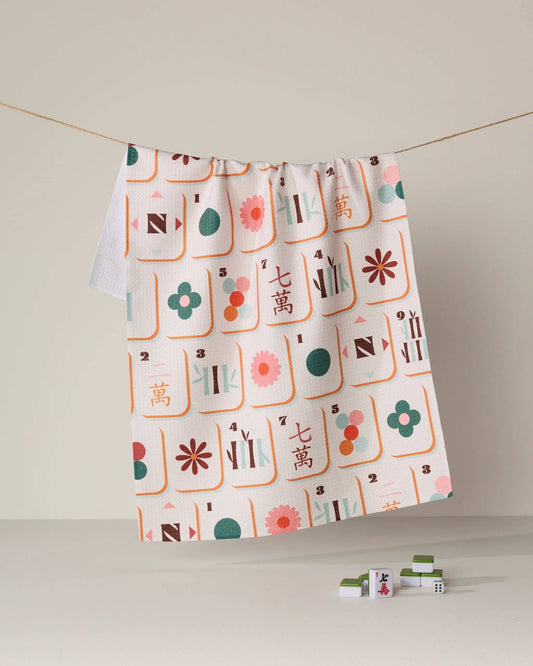 Cypress Tile Toss Tea Towel