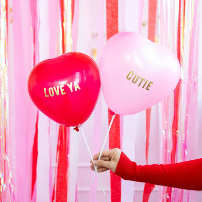 Valentine Heart Balloon Set