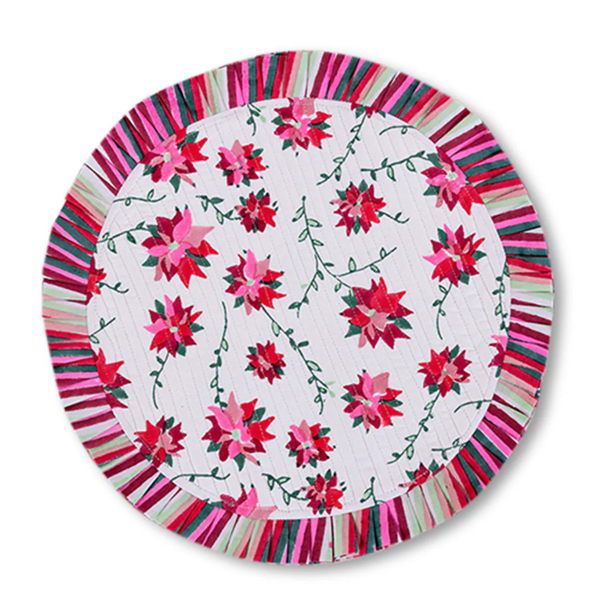 Poinsettia Placemats S/4