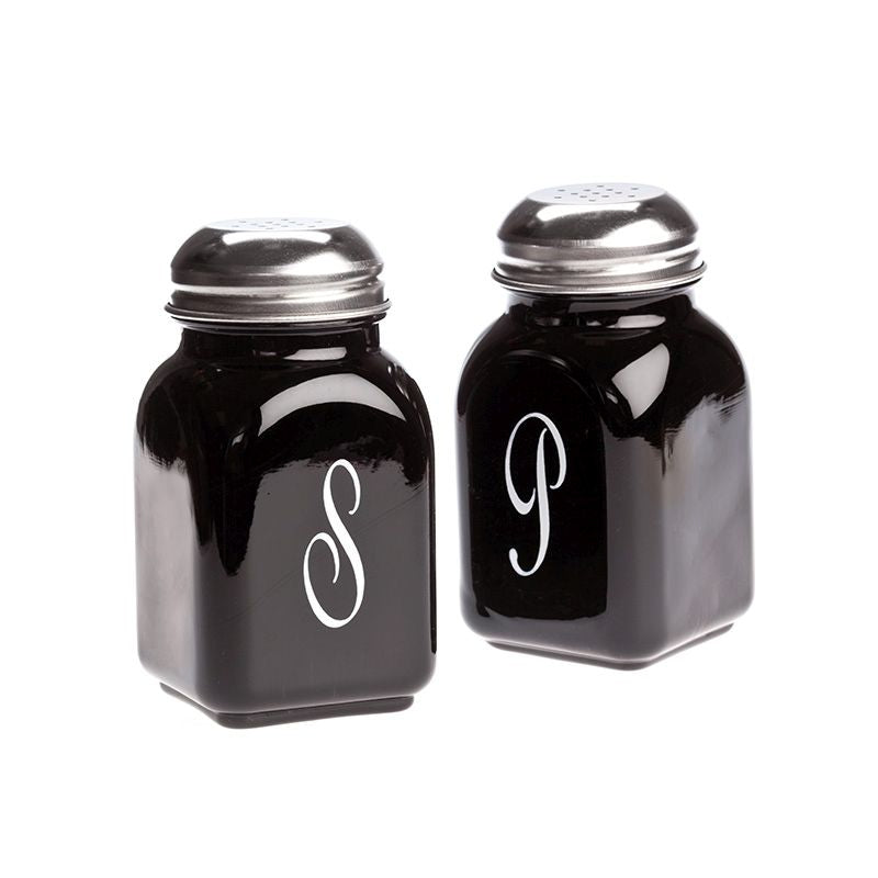 Monogram Salt & Pepper Shaker- Mosser Glass