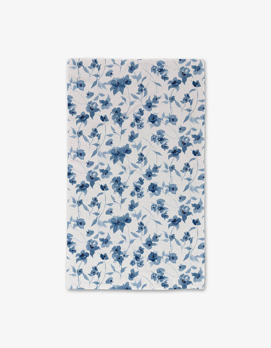 Blue Floral Luxe Hand Towel