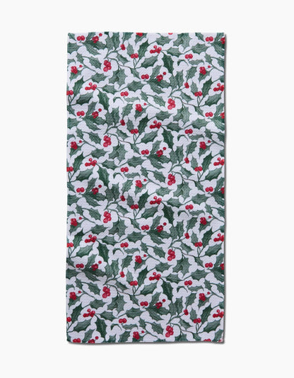 Christmas Mistletoe Bar Towel