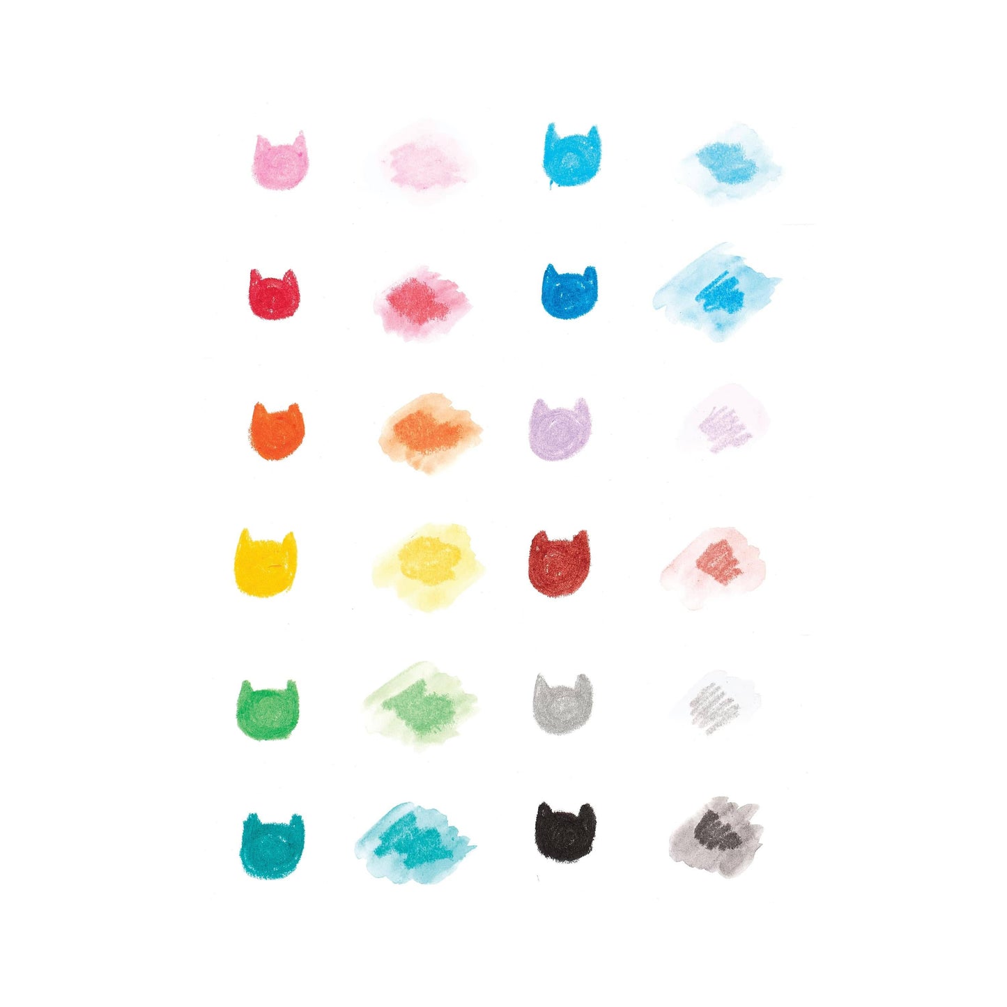 Cat Parade Twist-Up Watercolor Gel Crayons